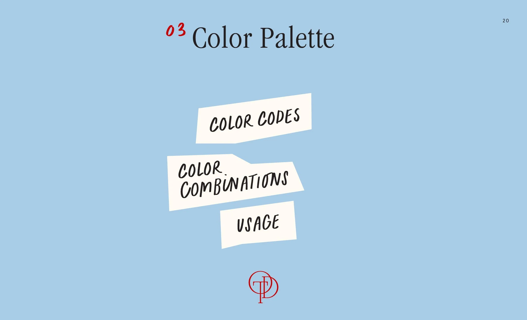  A vibrant palette of Cherry red, Spinach green, Meyer Lemon yellow, and accent colors (Bellini, Linen, Merlot, and Poppyseed) was developed to feel warm and appetizing while maintaining strong visual presence across podcast covers, social media, and