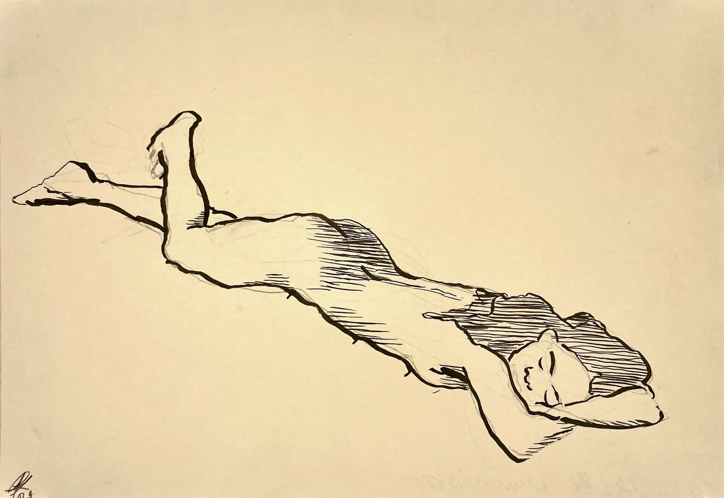 kroki, drawing, A4, 2024, cream paper_cecilia ulfsdotter klementsson16.jpeg