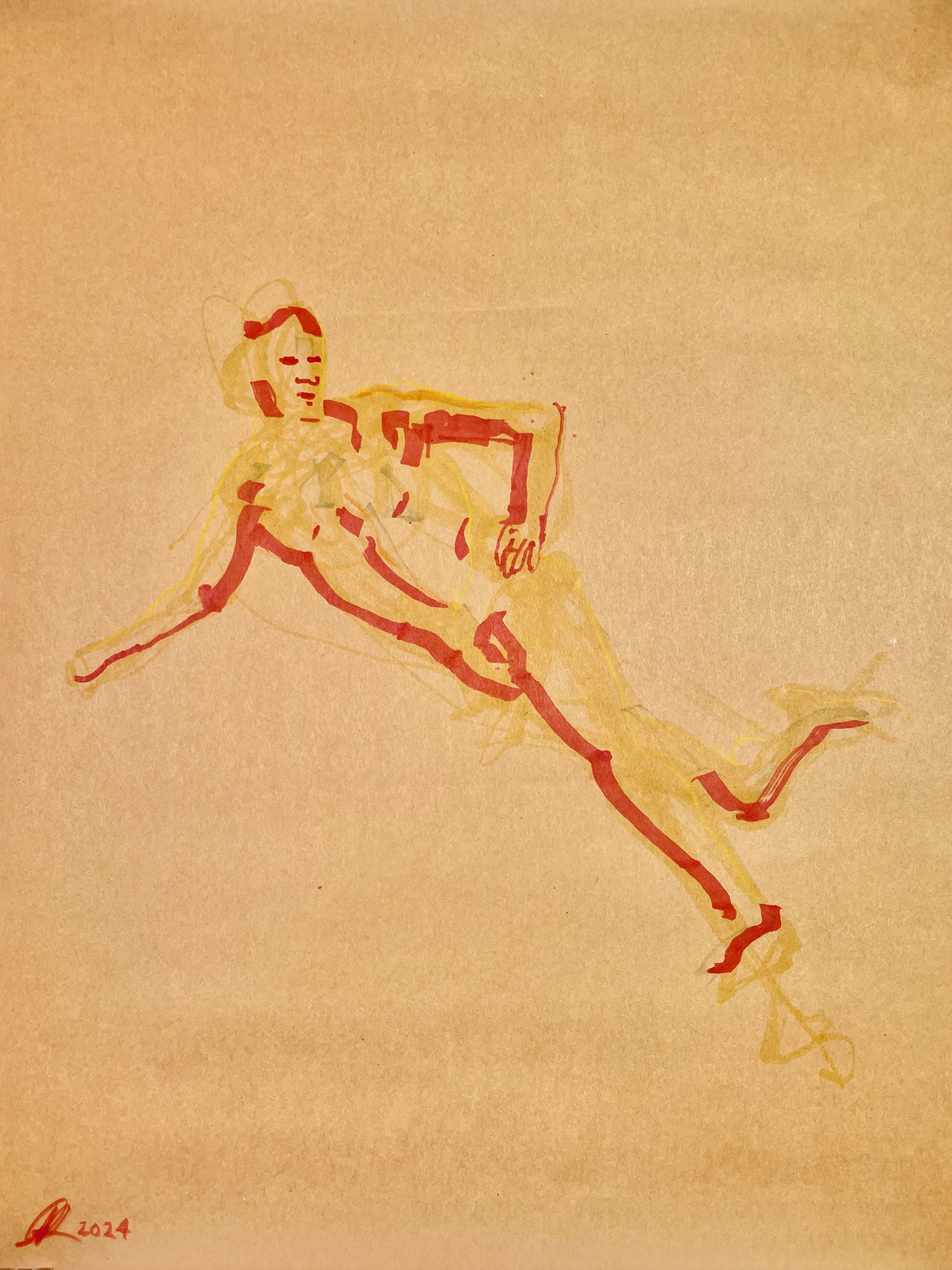 Life Drawing: Man with Bun 10