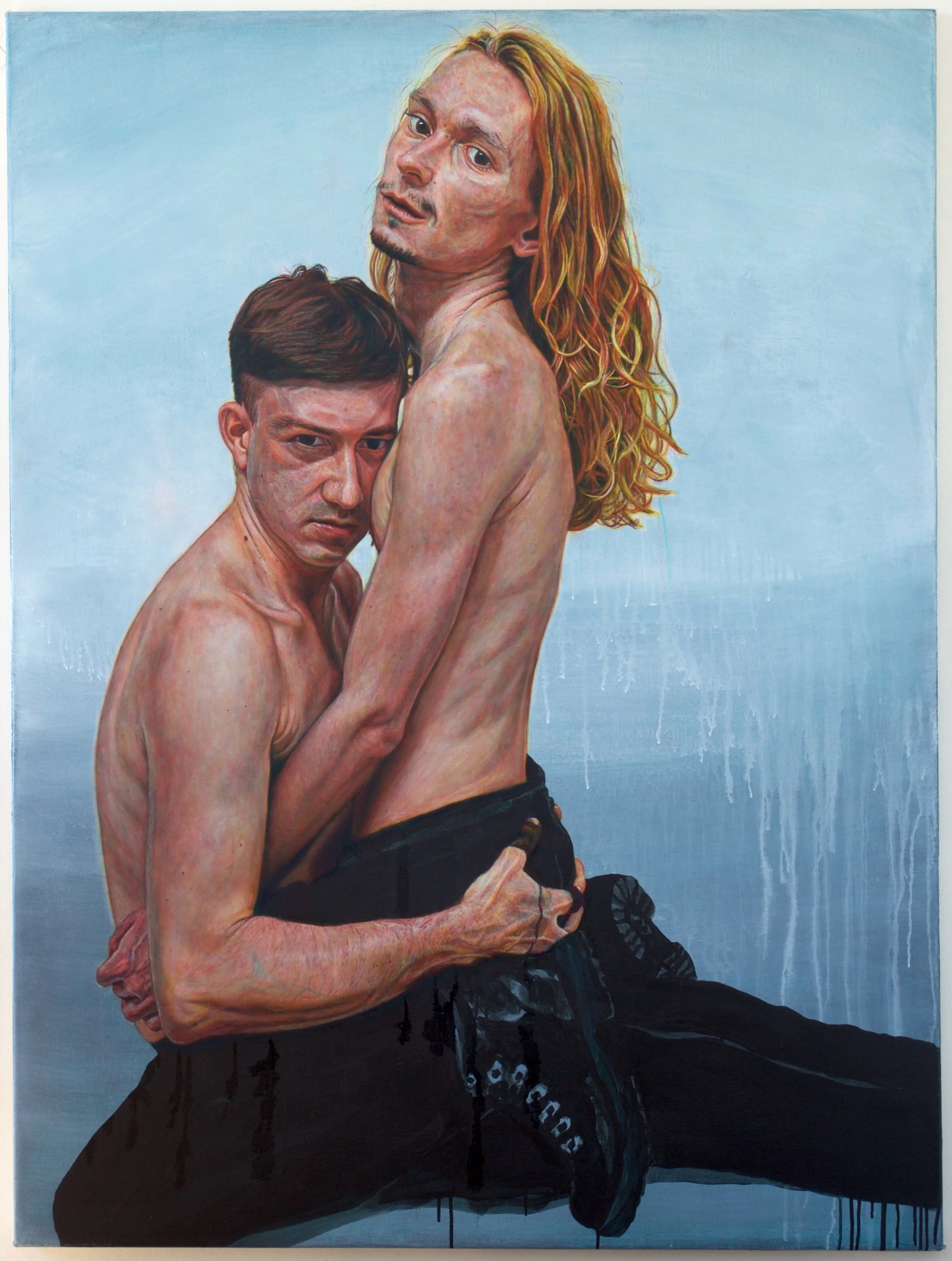 After Kate Moss and Mark Wahlberg for Calvin Klein by Herb Ritts 2.0