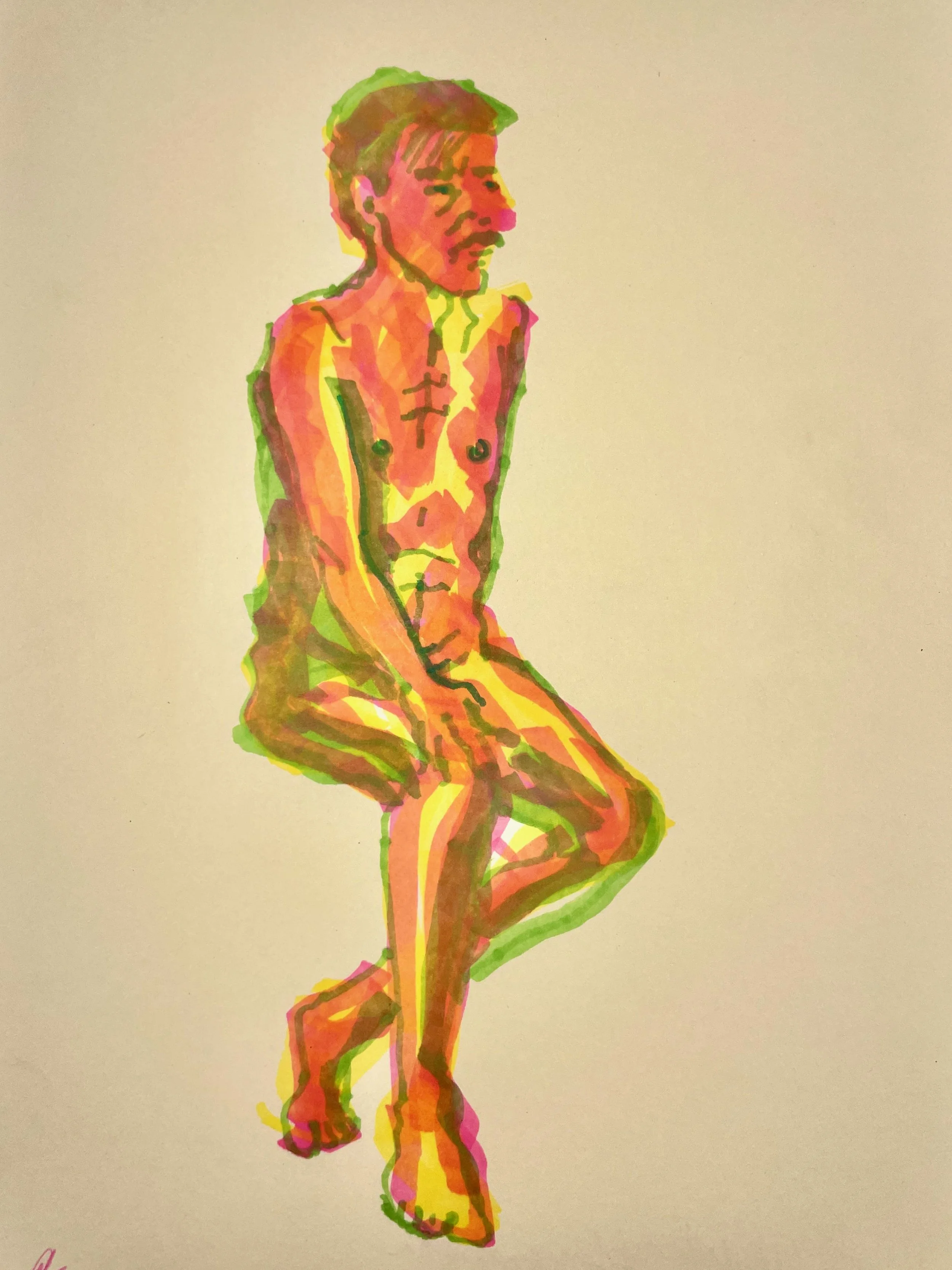 kroki, drawing, A4, 2024, cream paper_cecilia ulfsdotter klementsson7.jpeg