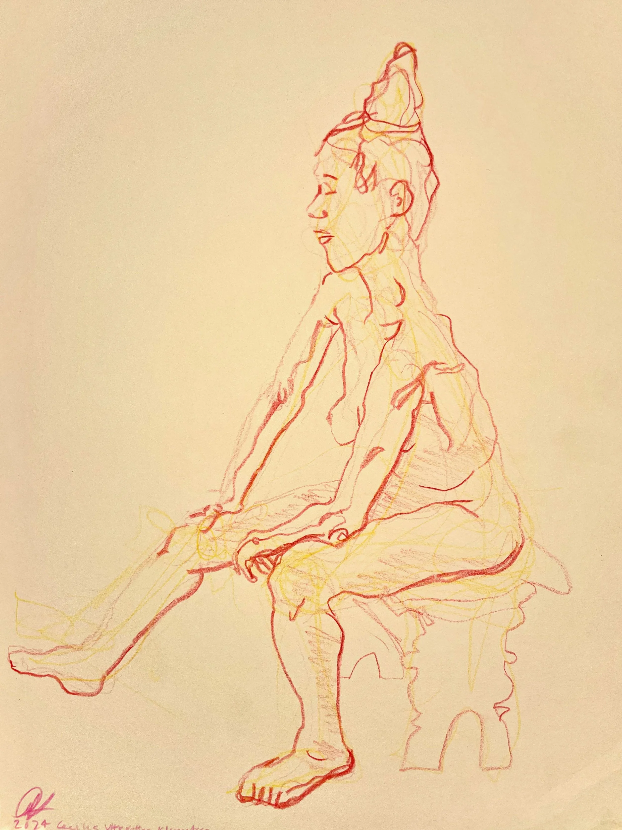 Life Drawing: Åsa 1