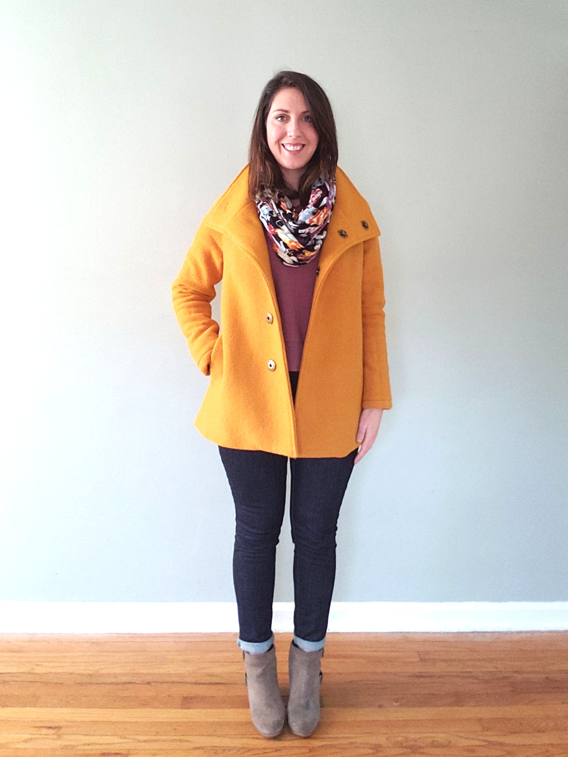 I used the Clare Coat pattern as a base