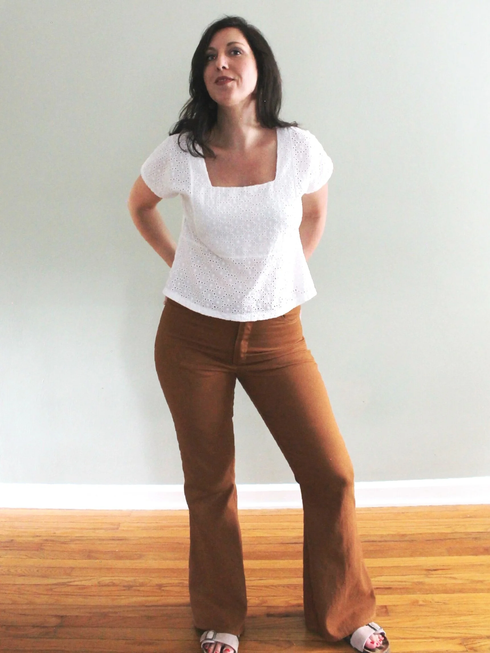 Dawn Jeans with Pattern Scout Fern Top (with Square Neck Expansion Pack )