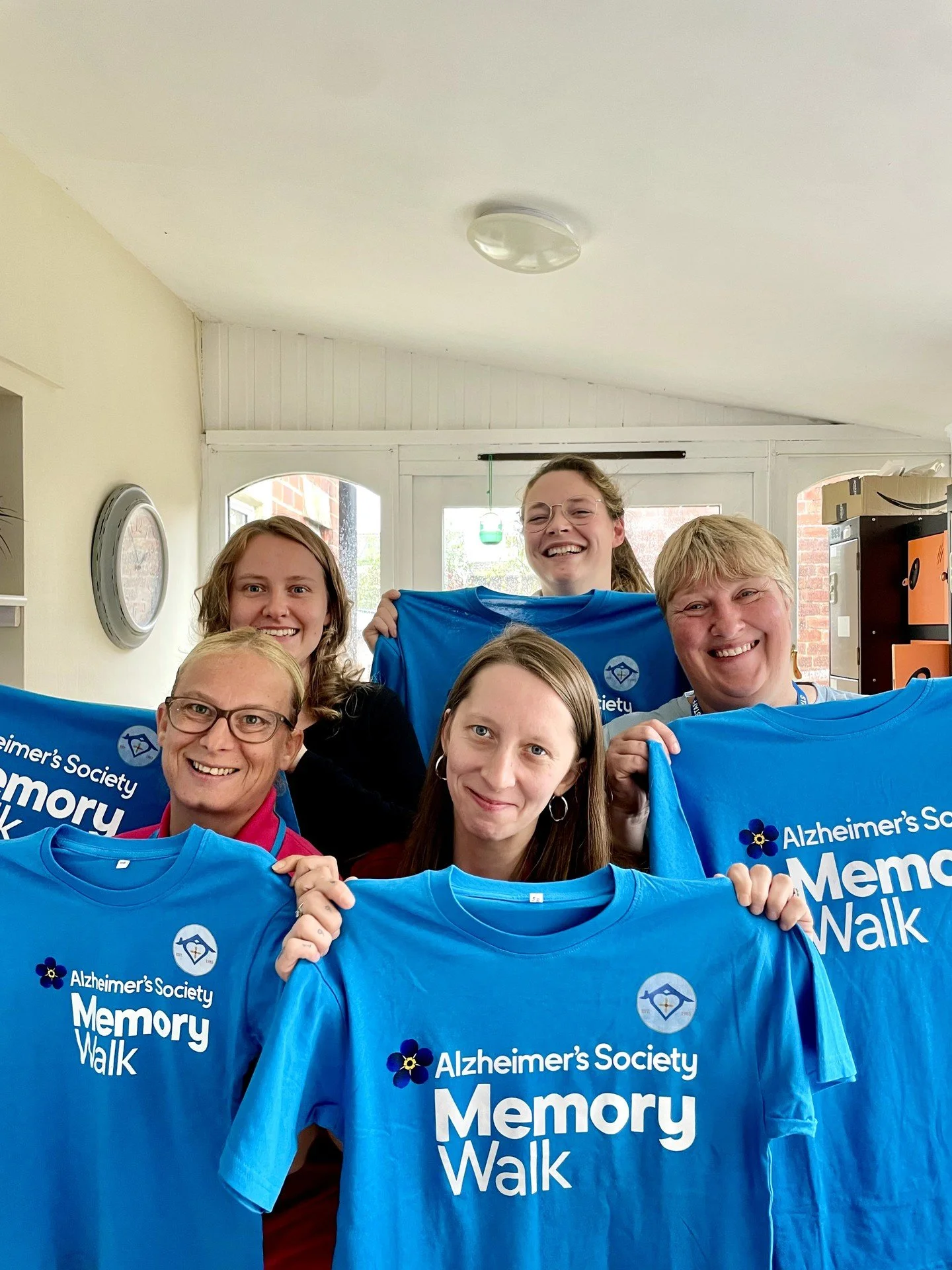🌼 Our shirts are ready, and so are we!

This Sunday, Team Ashfield will be taking part in the Alzheimer&rsquo;s Society Memory Walk in Leeds, raising money to support people living with dementia and their families. 💙

We are incredibly grateful to 