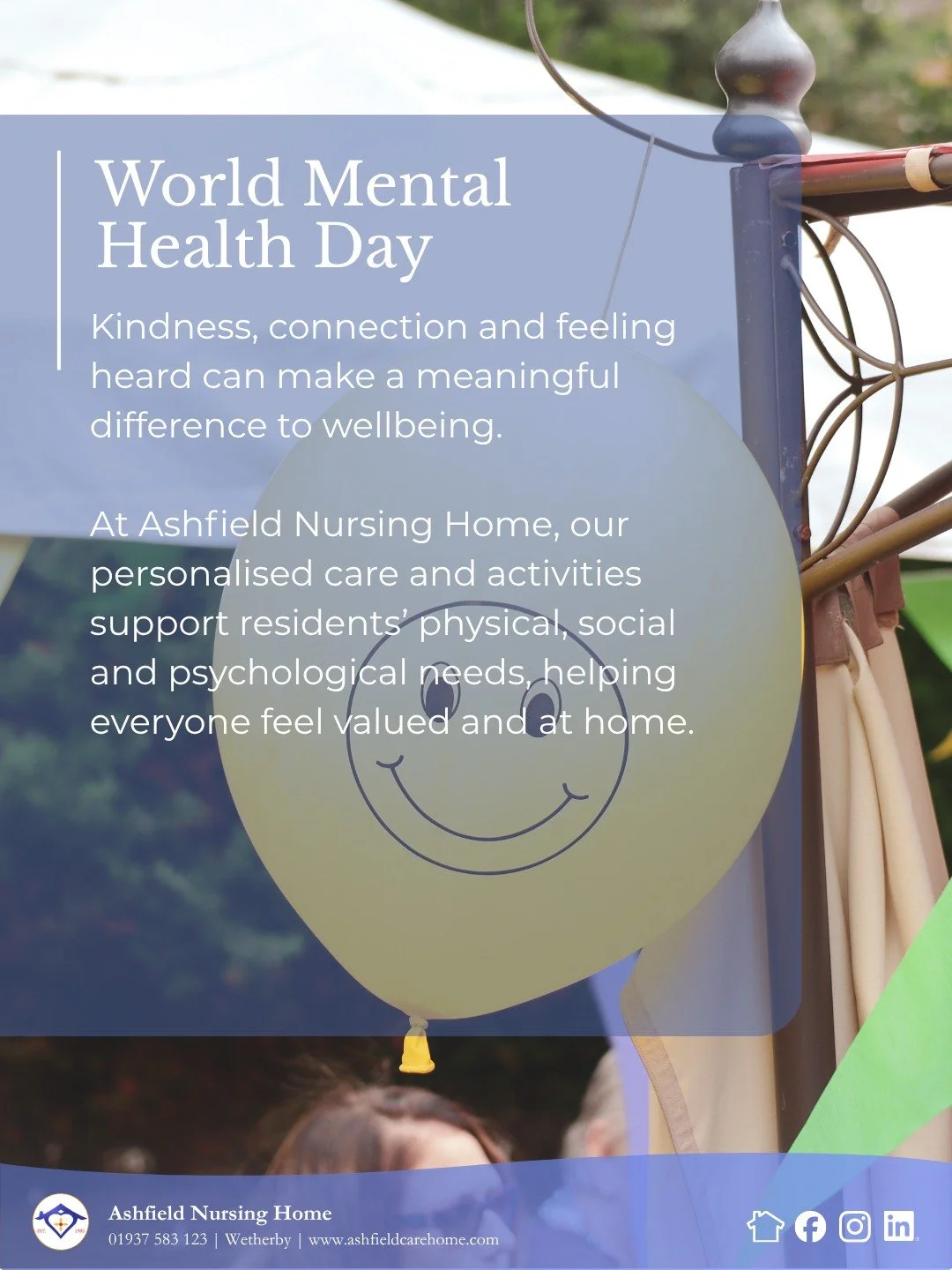 Wellbeing can be found in the little things: a shared laugh, a favourite activity, a conversation or a familiar routine. ☕️

This World Mental Health Day, we are celebrating the importance of helping residents feel connected, included and comfortable