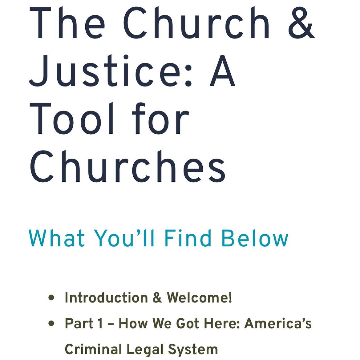 Churches, here&rsquo;s a study tool created by @equaljusticeusa Evangelical Network that could be helpful for leading people into better understanding the current state of equity in America. Go to evangelical.ejusa.org and click on resources.
