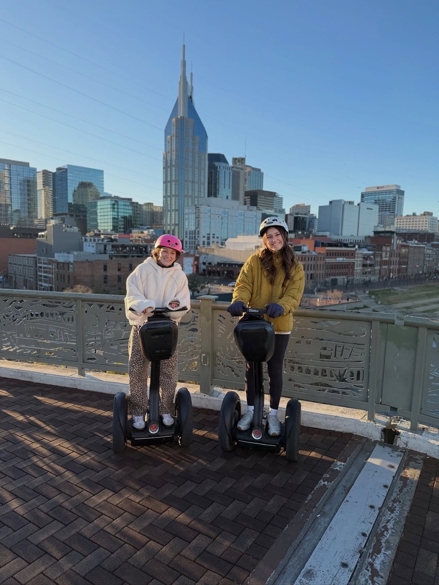 Grab your girls and come take a Segway tour in Nashville!😊 The view from the walking bridge is unreal!! 

#Segways #Nashville #Girlstrip #Todoinnashville #Fun #Downtownnashville #Musiccity #Countrymusic #Broadway #Explorepage