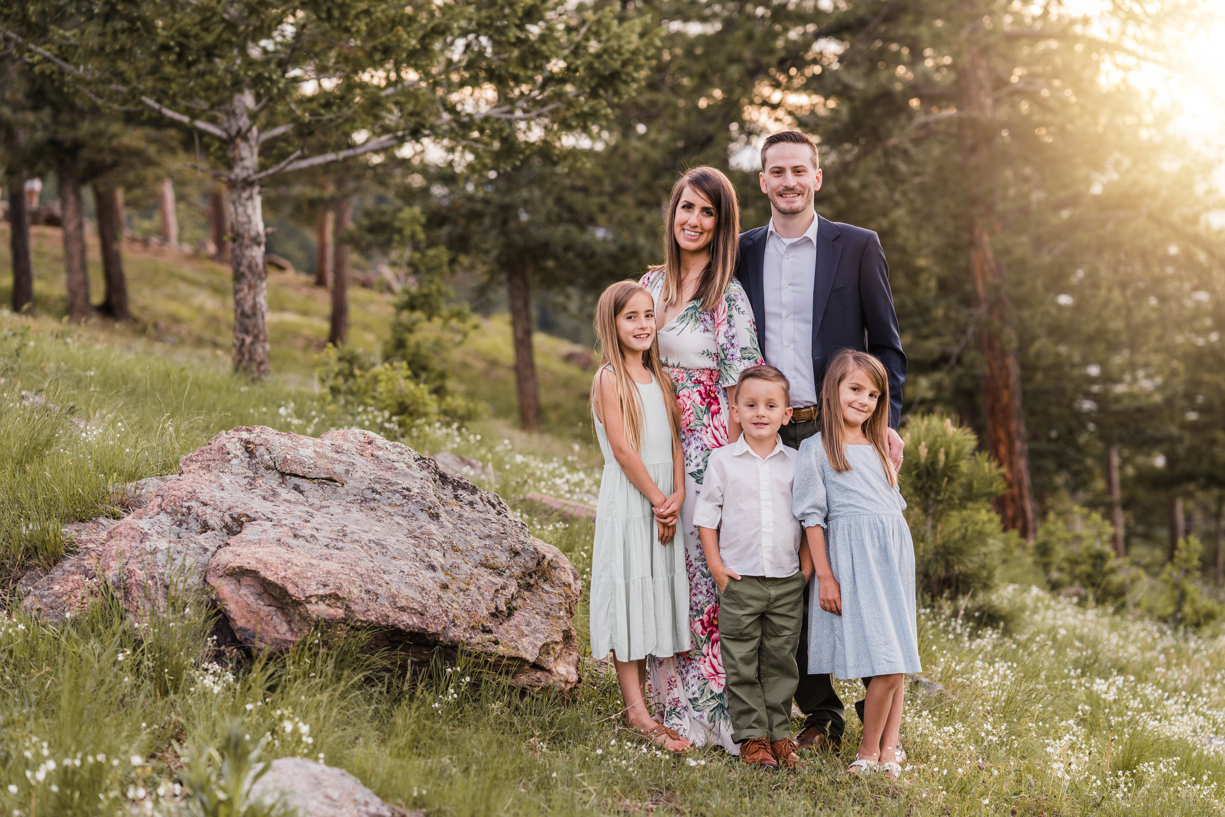Denver family photographer at Lookout Mountain