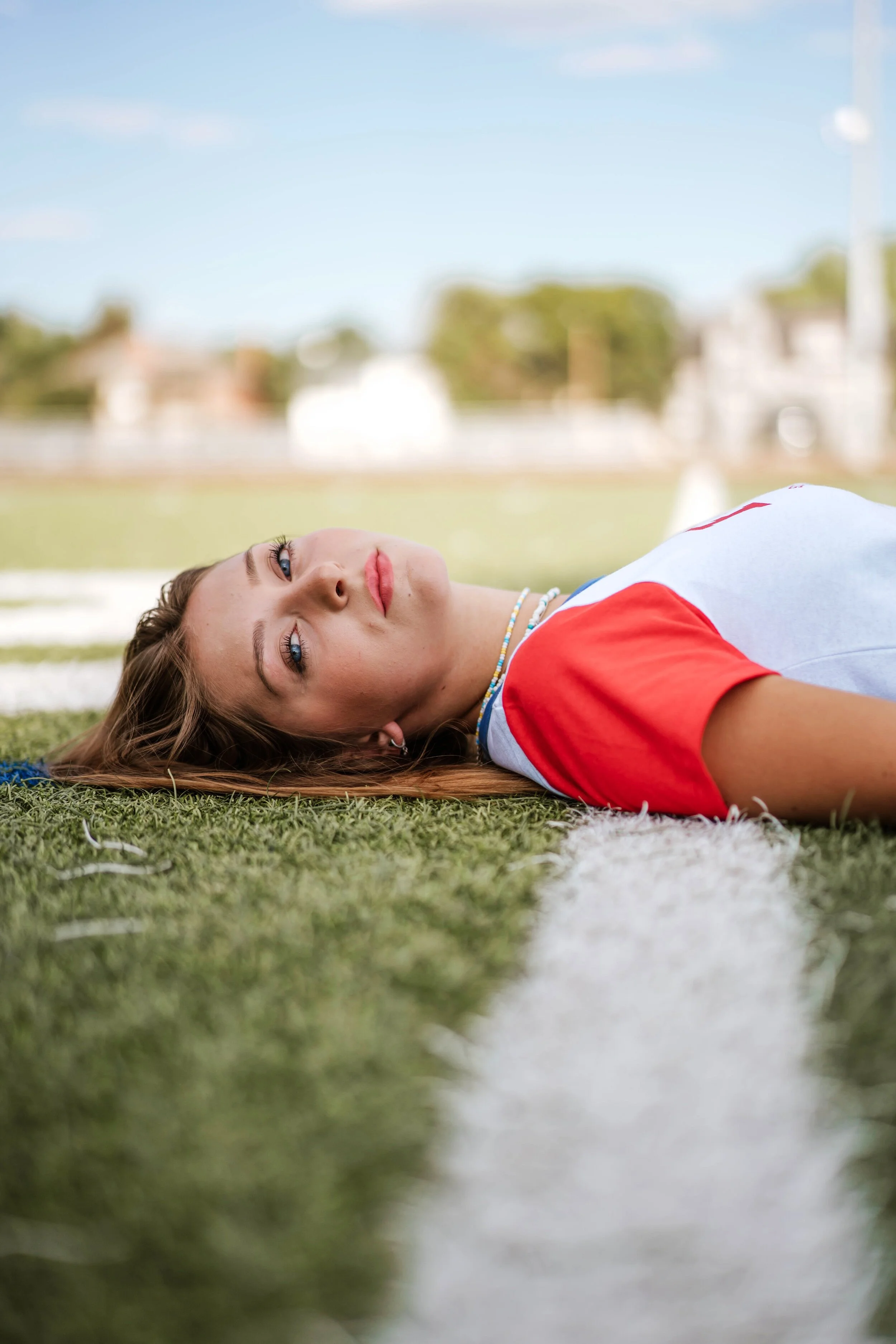 Denver senior photos at East High School in Denver