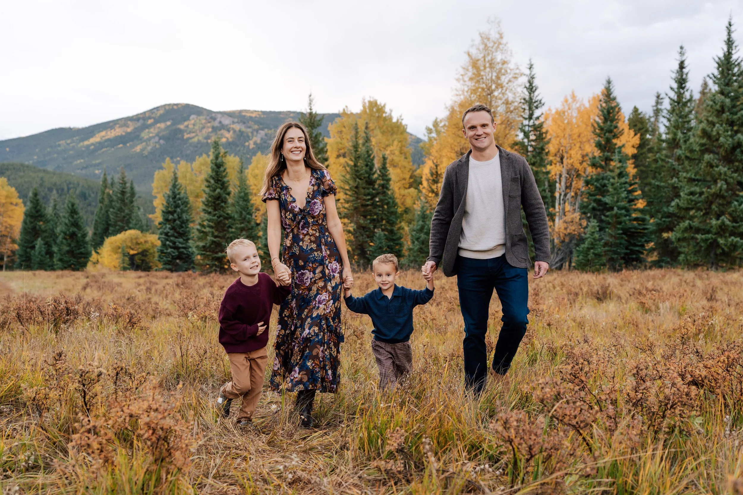 Fall Family Photos in Evergreen, Colorado