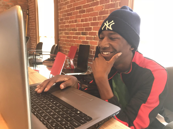 High School senior John Cooper has earned Level I and II certifications in coding from Operation Spark, and he’s back this summer as a YouthForce NOLA intern.