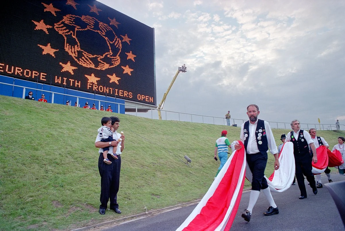Iain Stewart -World Student Games torch handover, 1991