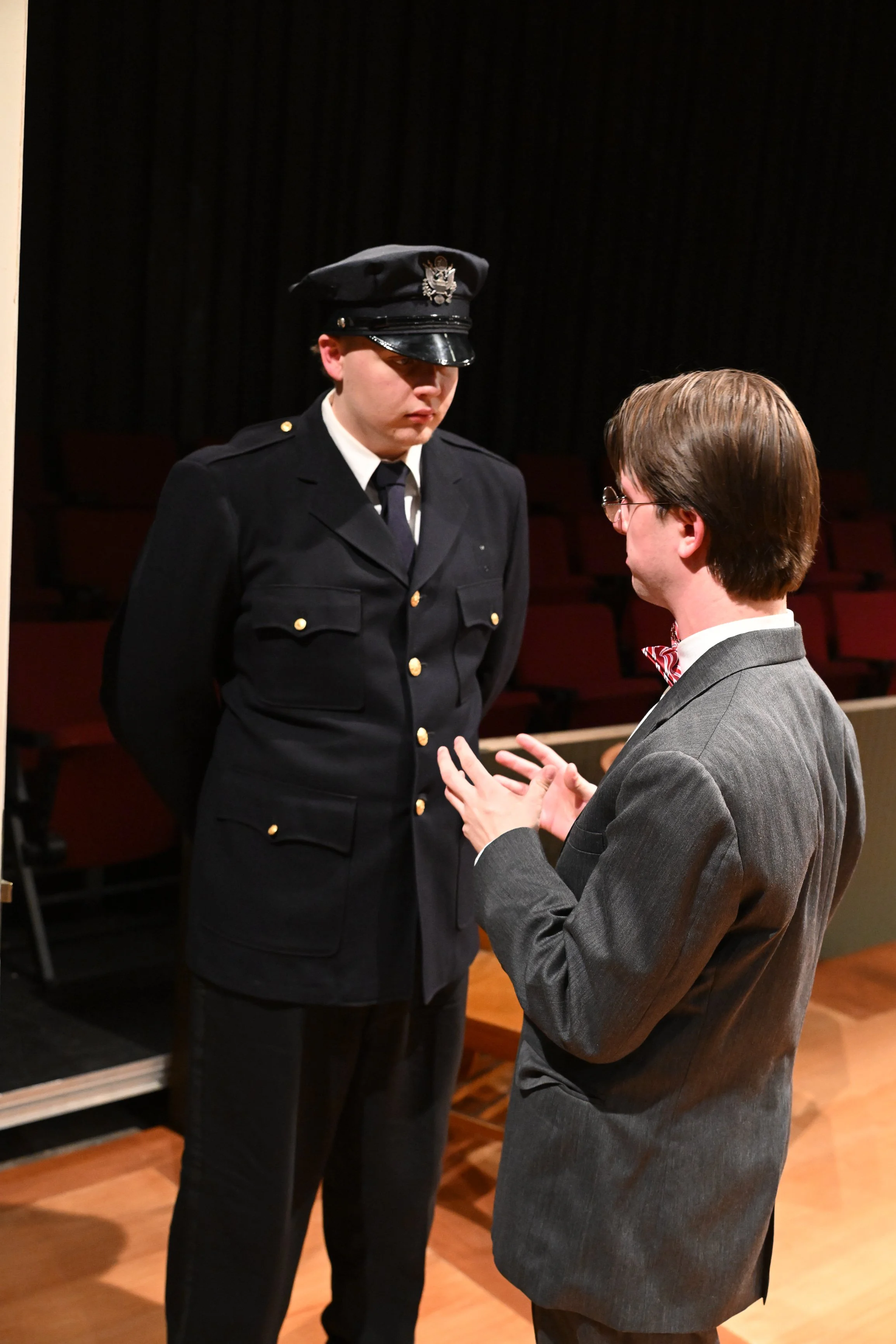   12 Angry Men  Spring 2025: Wabash College Play Directed By Logan Weilbaker Photo Credit: David Teter 
