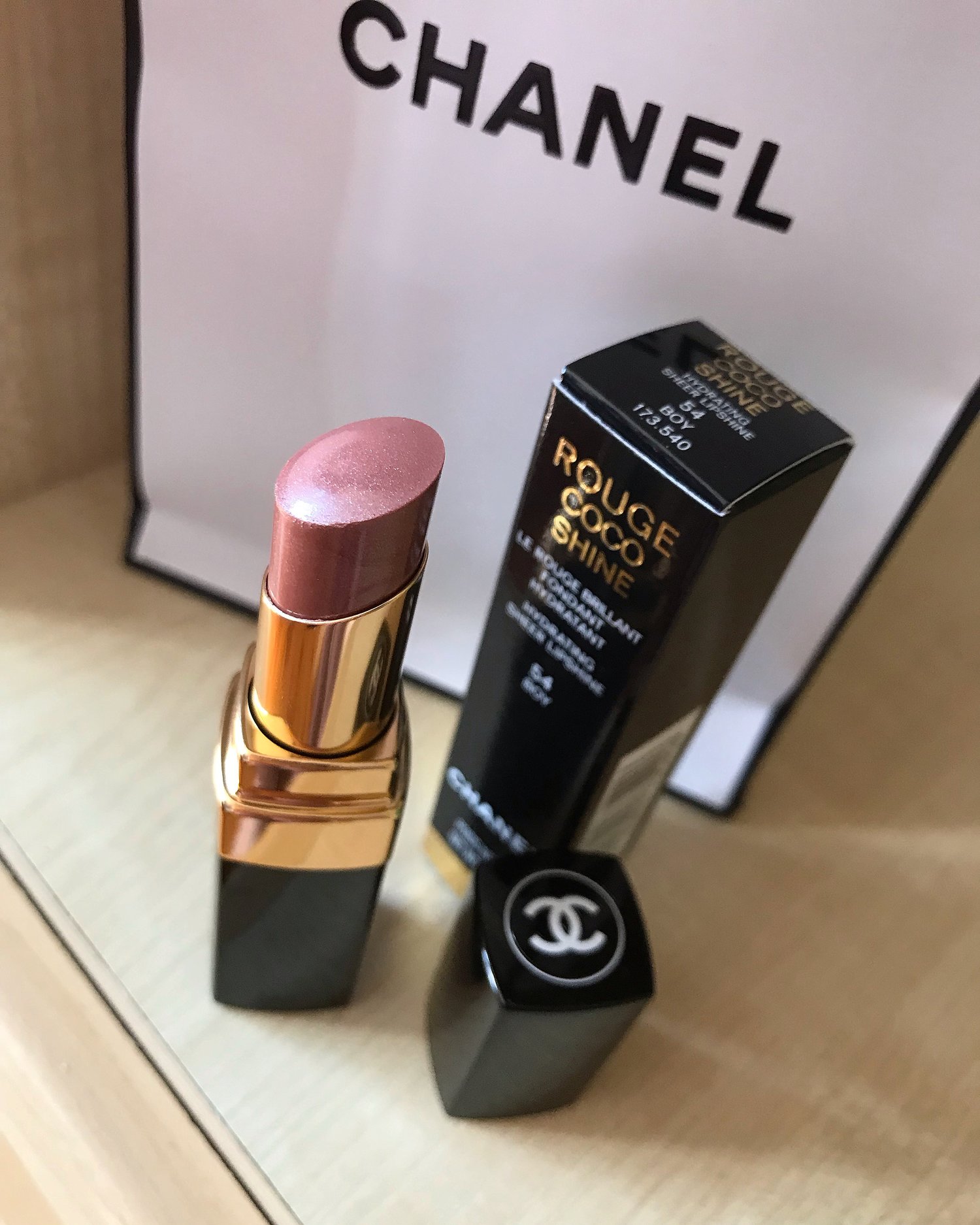 My Favourite Nude Lippy: Chanel Rouge Coco Shine Lipstick in 54 Boy — Kelli  Clifton