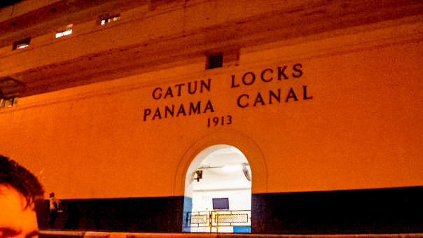 Panama Canal, midnight. 2008