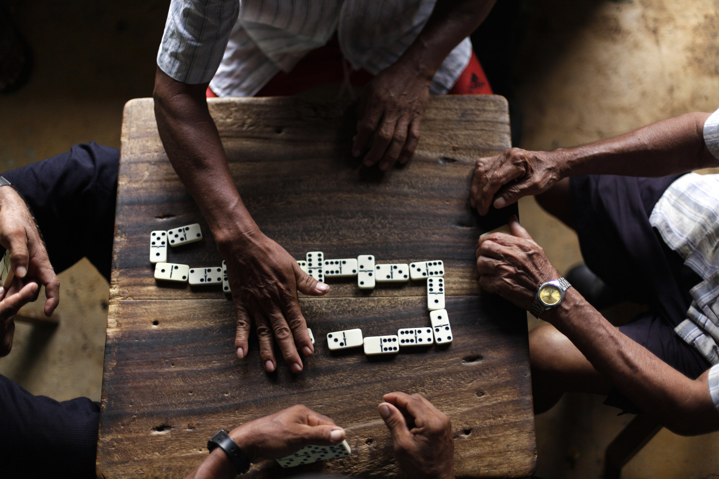  Elders of Matambú play dominos on May. 14, 2011 next to the only convenience store in the town. Matambú, one of the 22 Indian Reservations of Costa Rica, was created on June 26th, 1976. It is the home to the Chorotegas, who are the indigenous group 