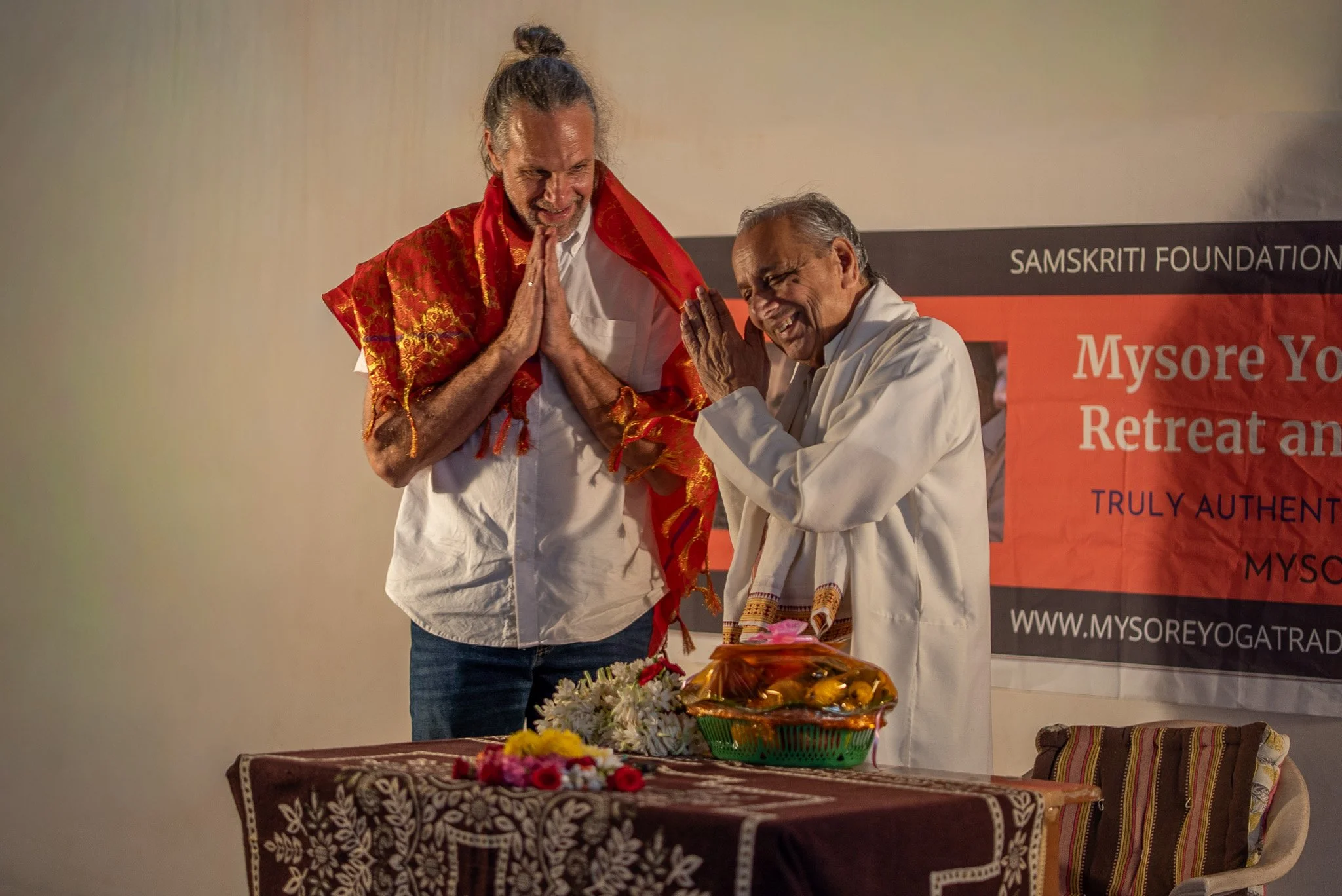 Senior Mysore scholars in conversation