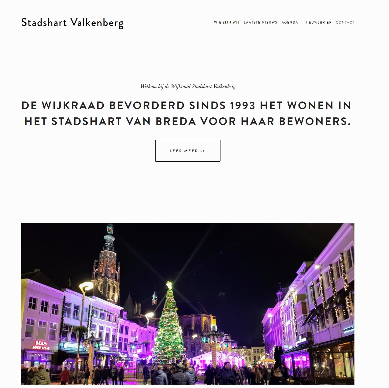 Nieuwe website