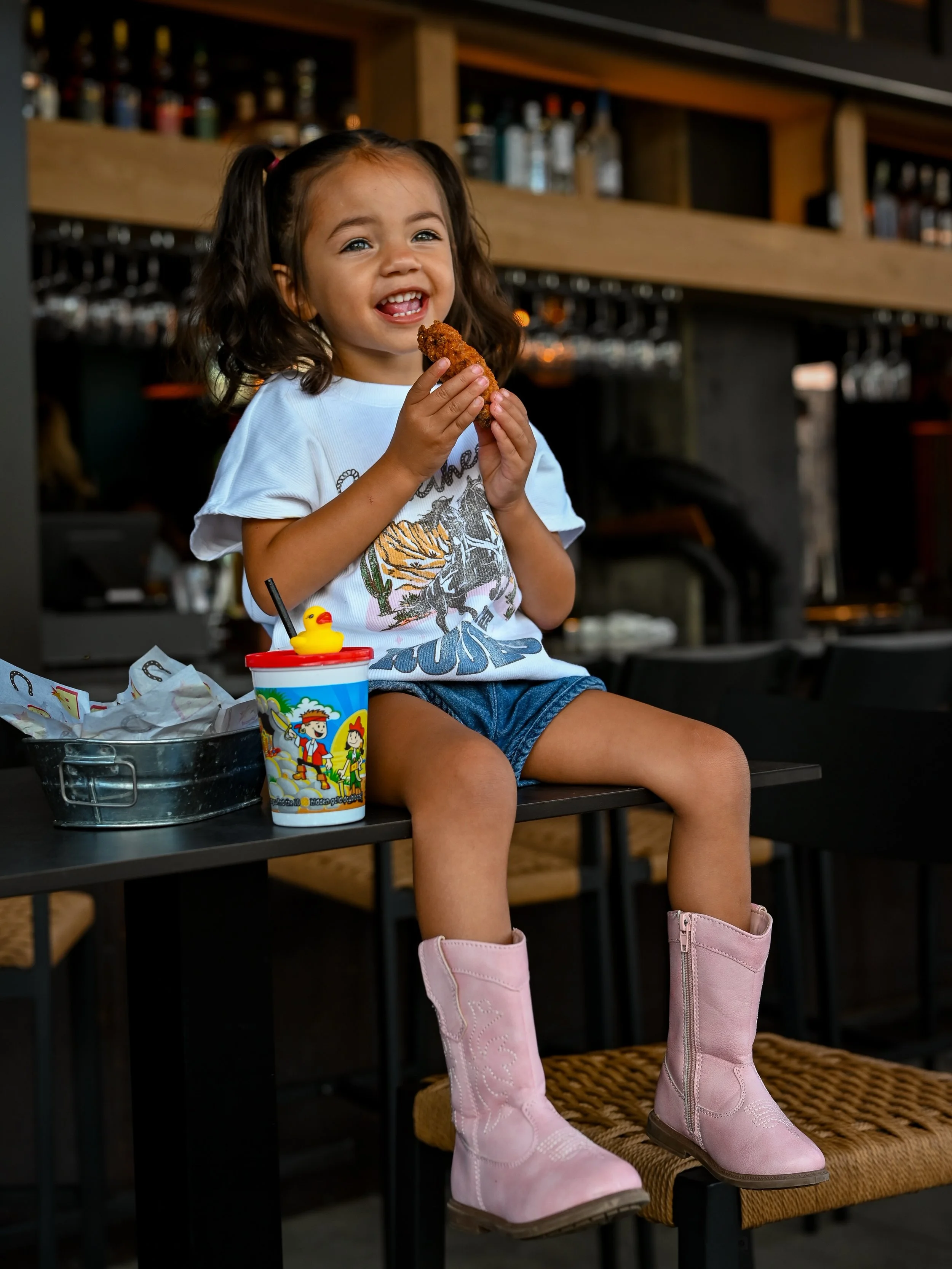 Someday they&rsquo;ll be too cool to go to dinner with you. Until then, bring &rsquo;em to Bristol. It&rsquo;s okay if they get a little messy as long as memories are being made and you get to eat a meal while it&rsquo;s still hot. 

Check our story 