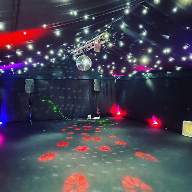 Planning a Christmas party and have a private car park? Hire a marquee! That&rsquo;s what this company did for their works do tomorrow. Star cloth ceiling, dance package, mirror ball and of course a hard wood floor and heating!

Contact us now for yo