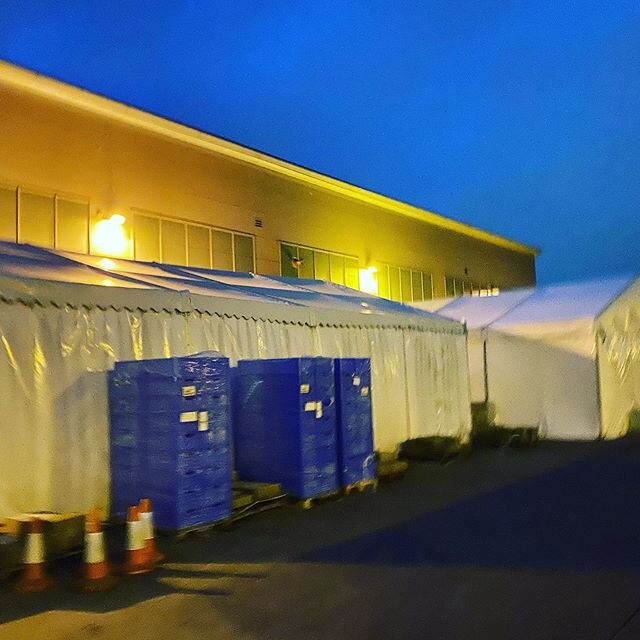 Two more 9m x 12m storage marquees on 3m legs for forklift access at Buhler UK today on long term hire adding to the existing one that&rsquo;s been up since April.

Contact us now for storage marquee enquiries - Link in bio .
.
.
#StatusMarquees #Mar