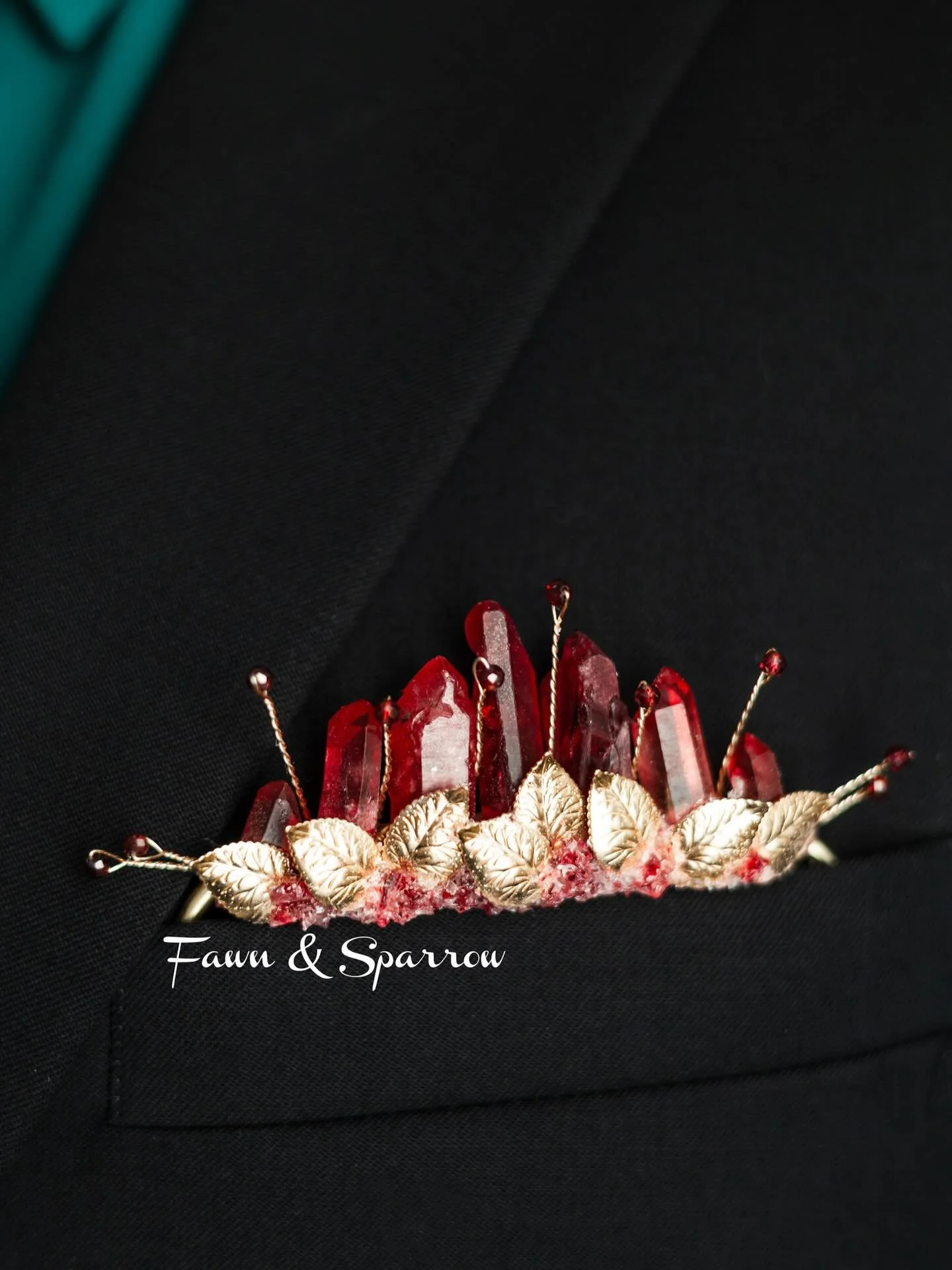 Red Quartz is genuine clear Quartz that has been treated to create the deep, beautiful garnet hue. Since Quartz is much larger and more abundant in nature, it&rsquo;s a great alternative to Garnet. Find these and all of our genuine crystal accessorie