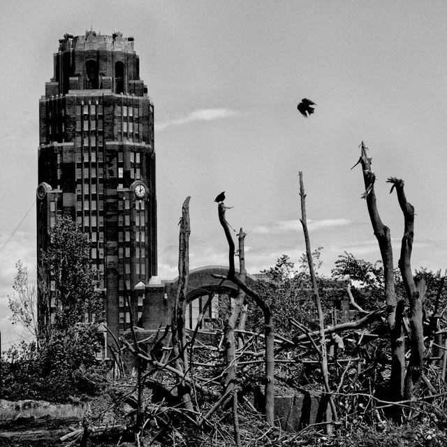 Buffalo, NY. Shuttered train terminal. Buffalo is a city in Erie County, New York. The population is 261,310 and 30.7% live below the poverty level.