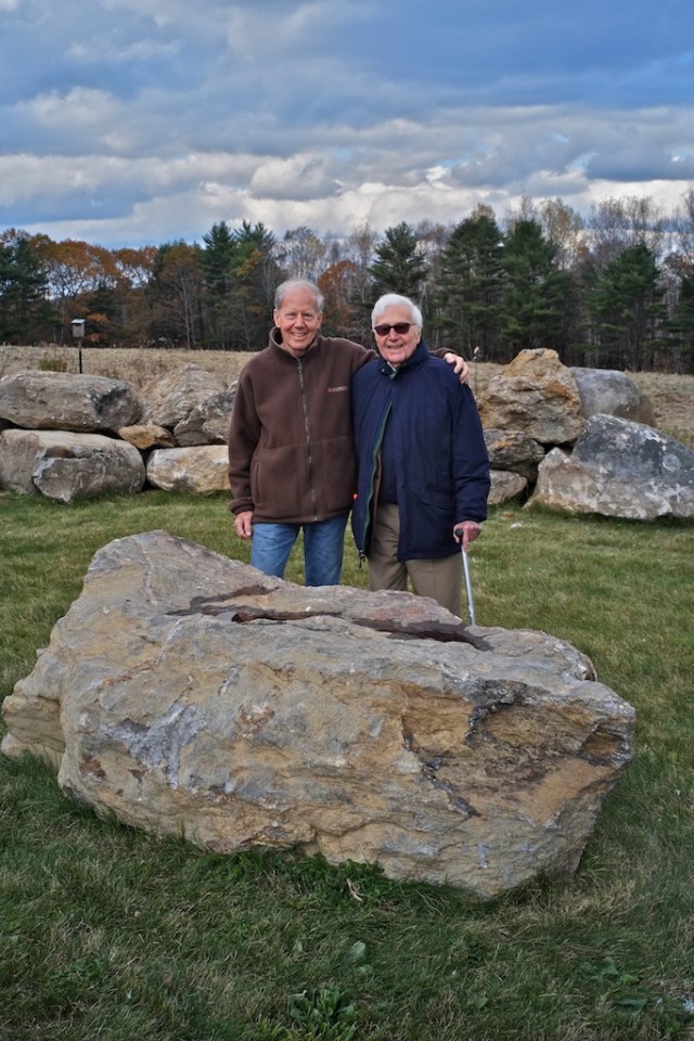 John and John, after a hike up the mountain, 2013 © Jim Hughes