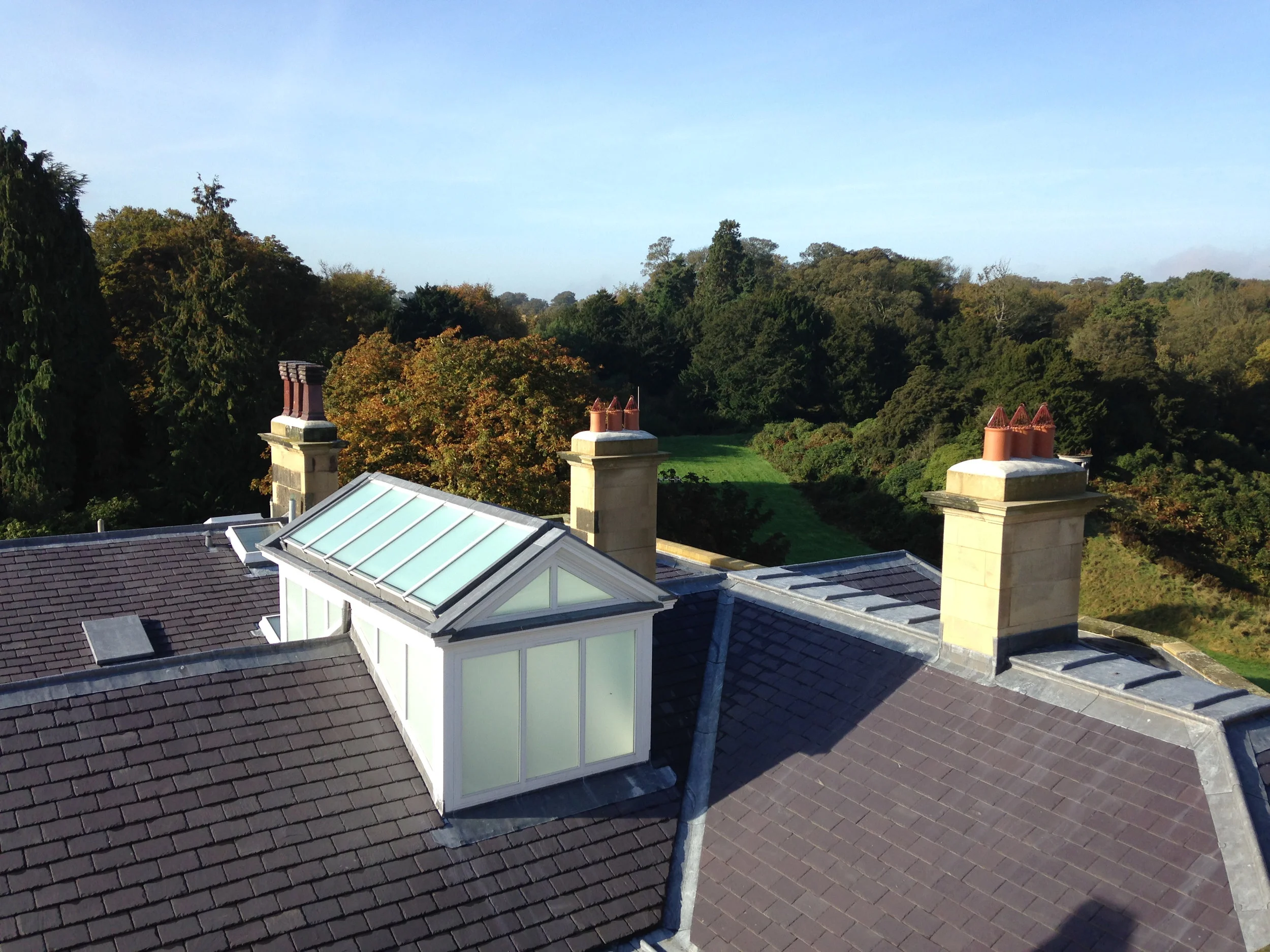 Birdsall House South Wing Roof and Lantern