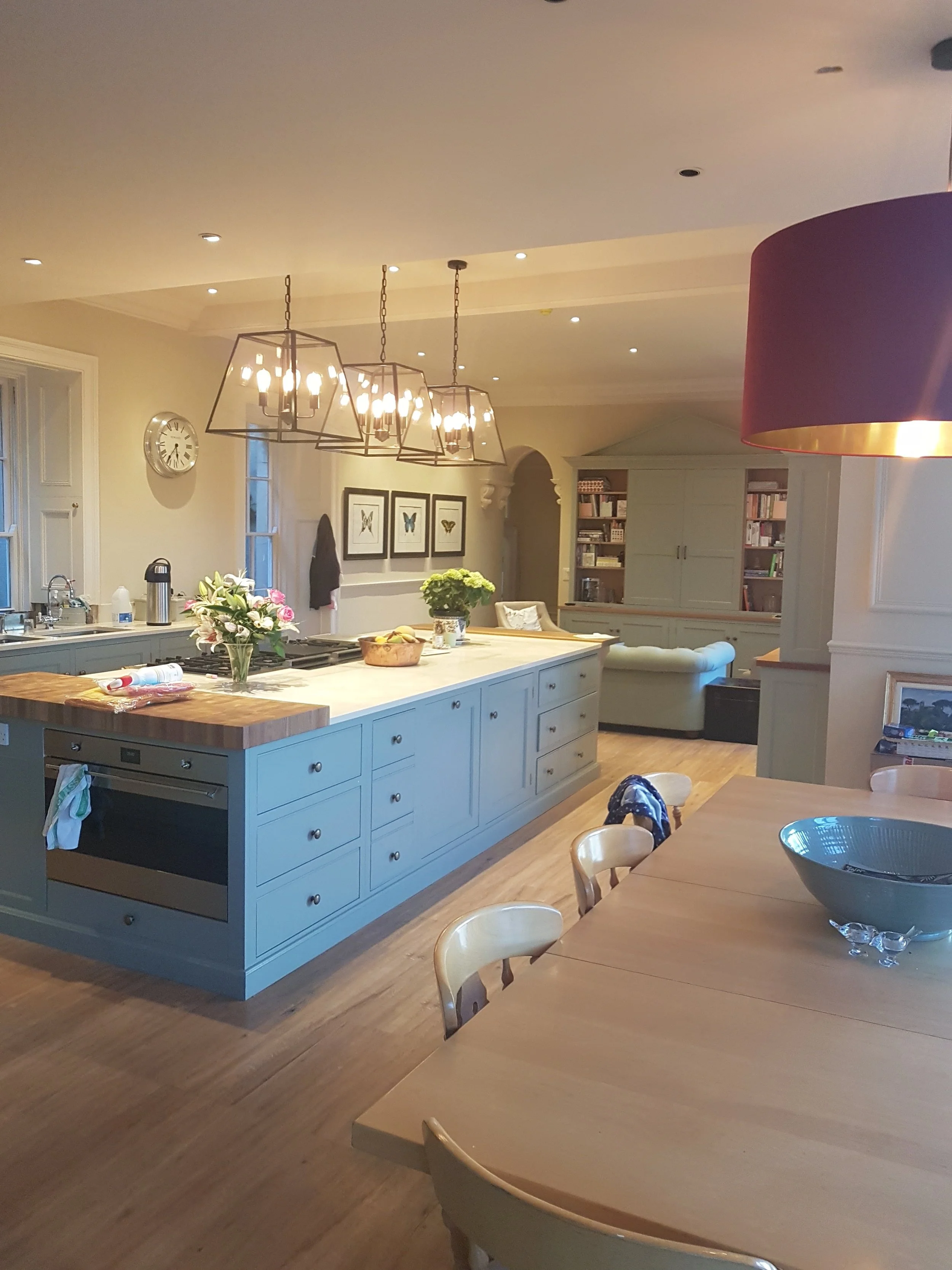 Grade II* listed property, new kitchen, Birdsall