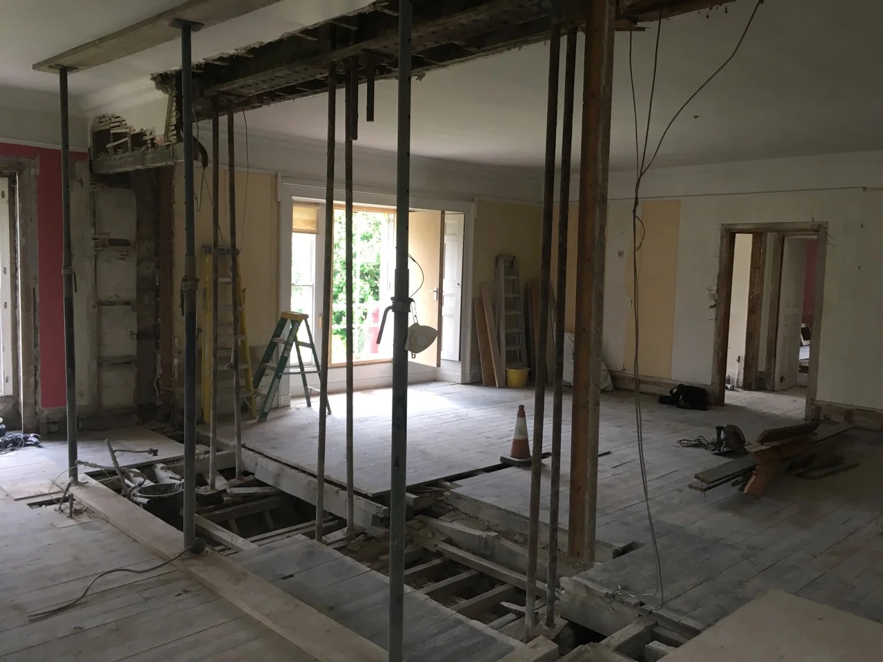 Justified removal of existing fabric