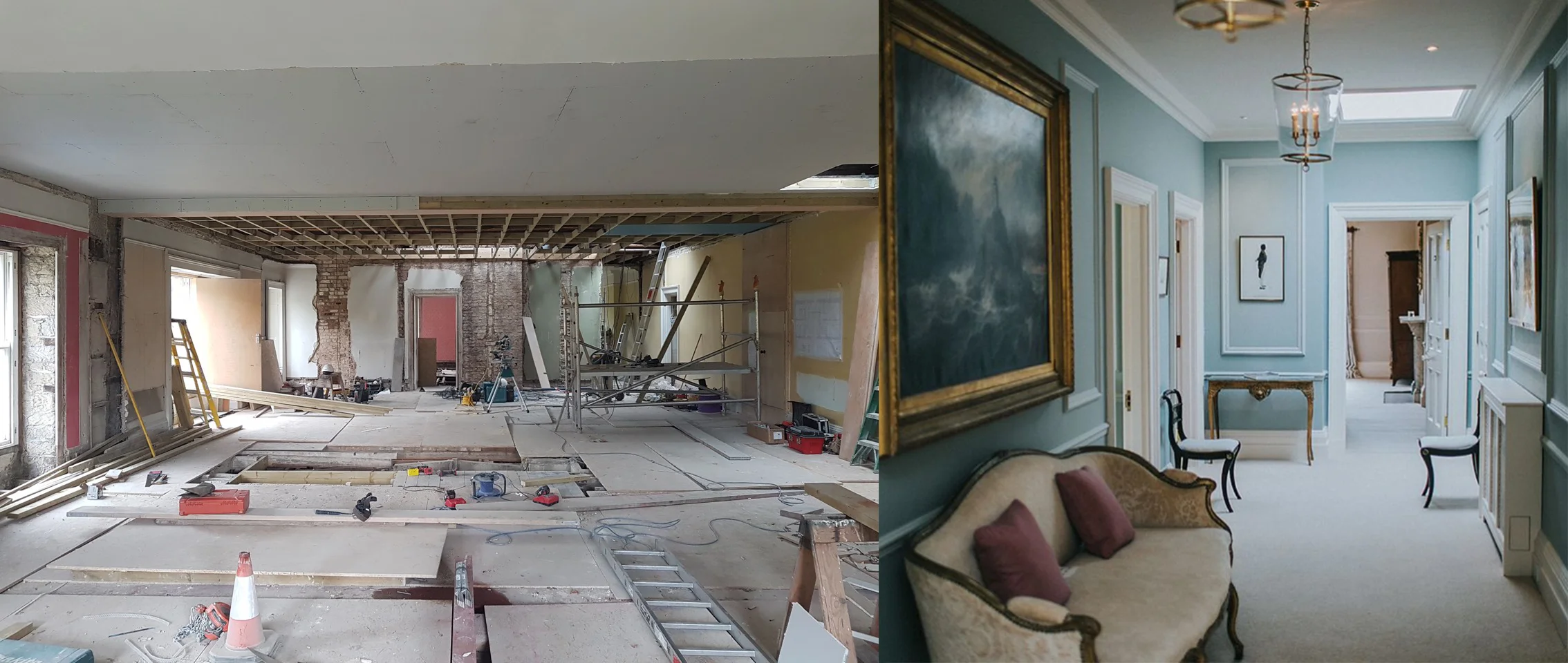 Birdsall House South-wing - Before and After