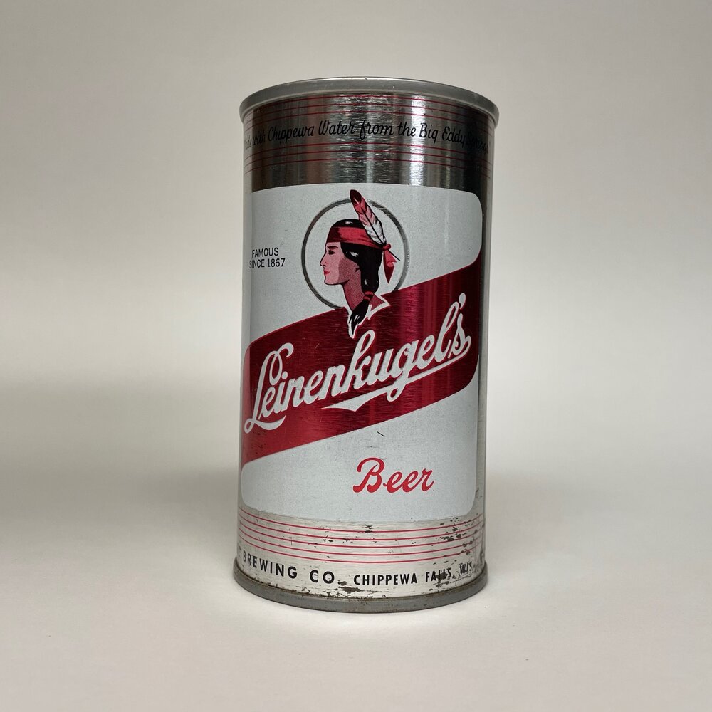 Vintage Steel Beer Can Leinie's Light 12 oz  B-5