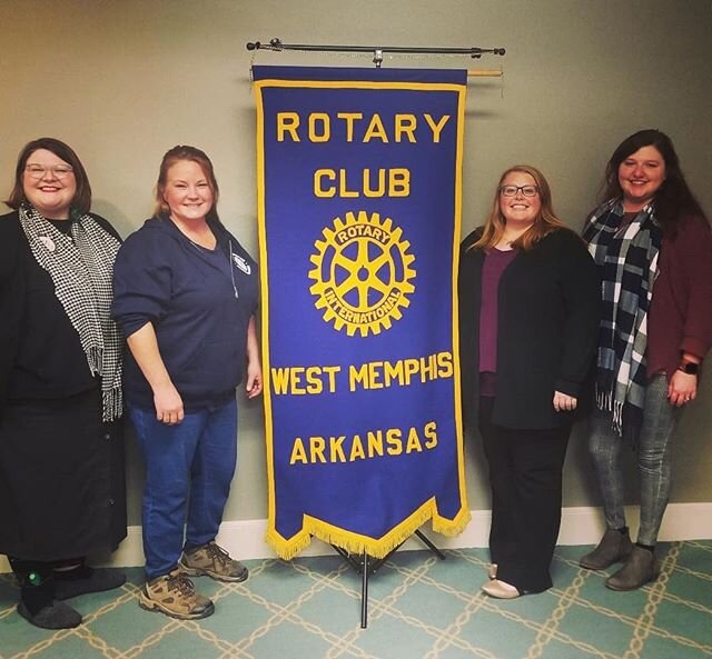 This #ThrowbackThursday we revisit pre-quarantine times when our Board President, Alex Waddell Smith, West Memphis Animal Shelter Director Kerry Facello, our Executive Director Christi Carter, and our Board Treasurer Raegan Cook spread the good news 