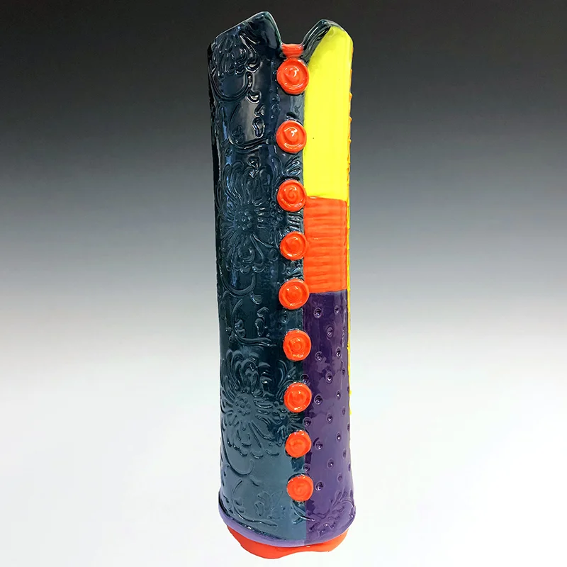 Vase with "wake you up" colors!