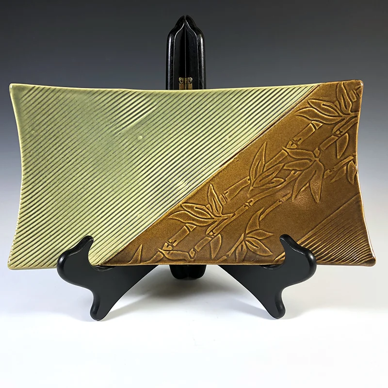 Rectangular serving plate, perfect for sushi and appetizers