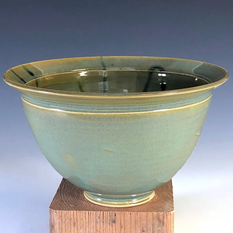 Textured turquoise on the outside, and a surprise waiting on the inside