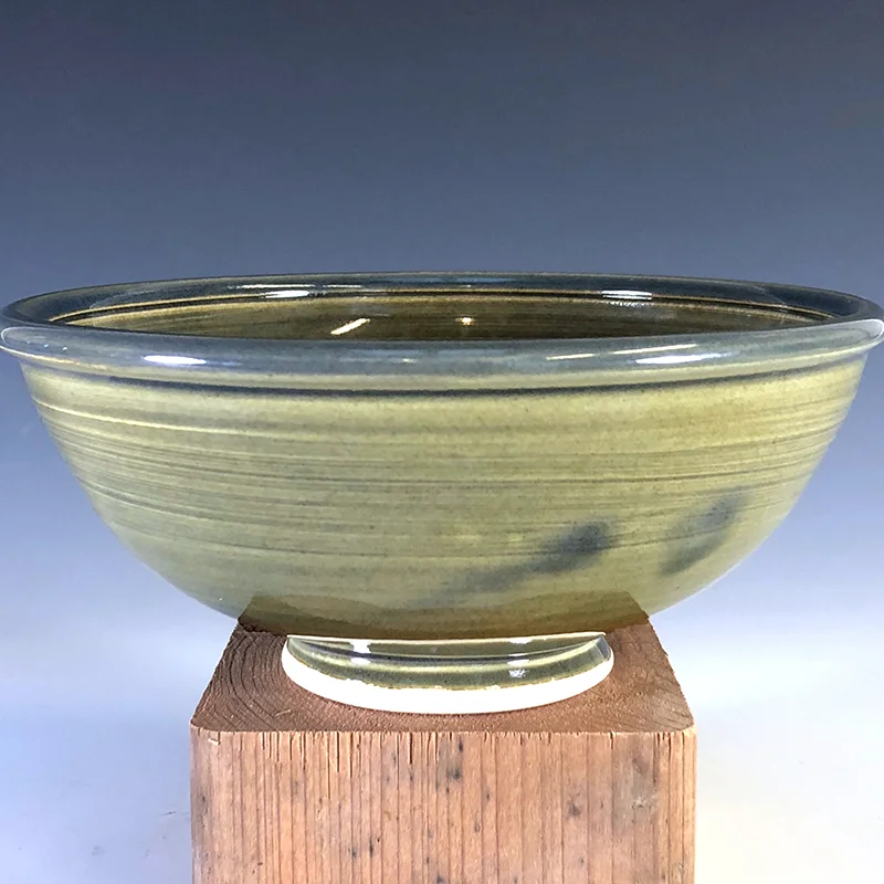 Add a touch of art to your day with this spiral bowl