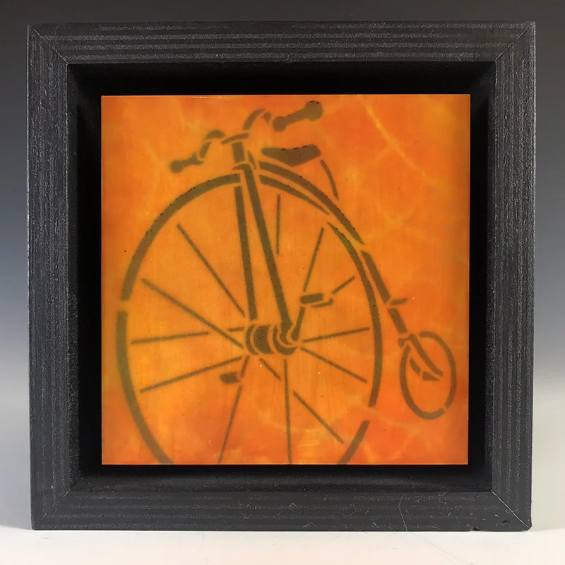 The "first" bicycle was called a Penny-farthing -- here's one for you.