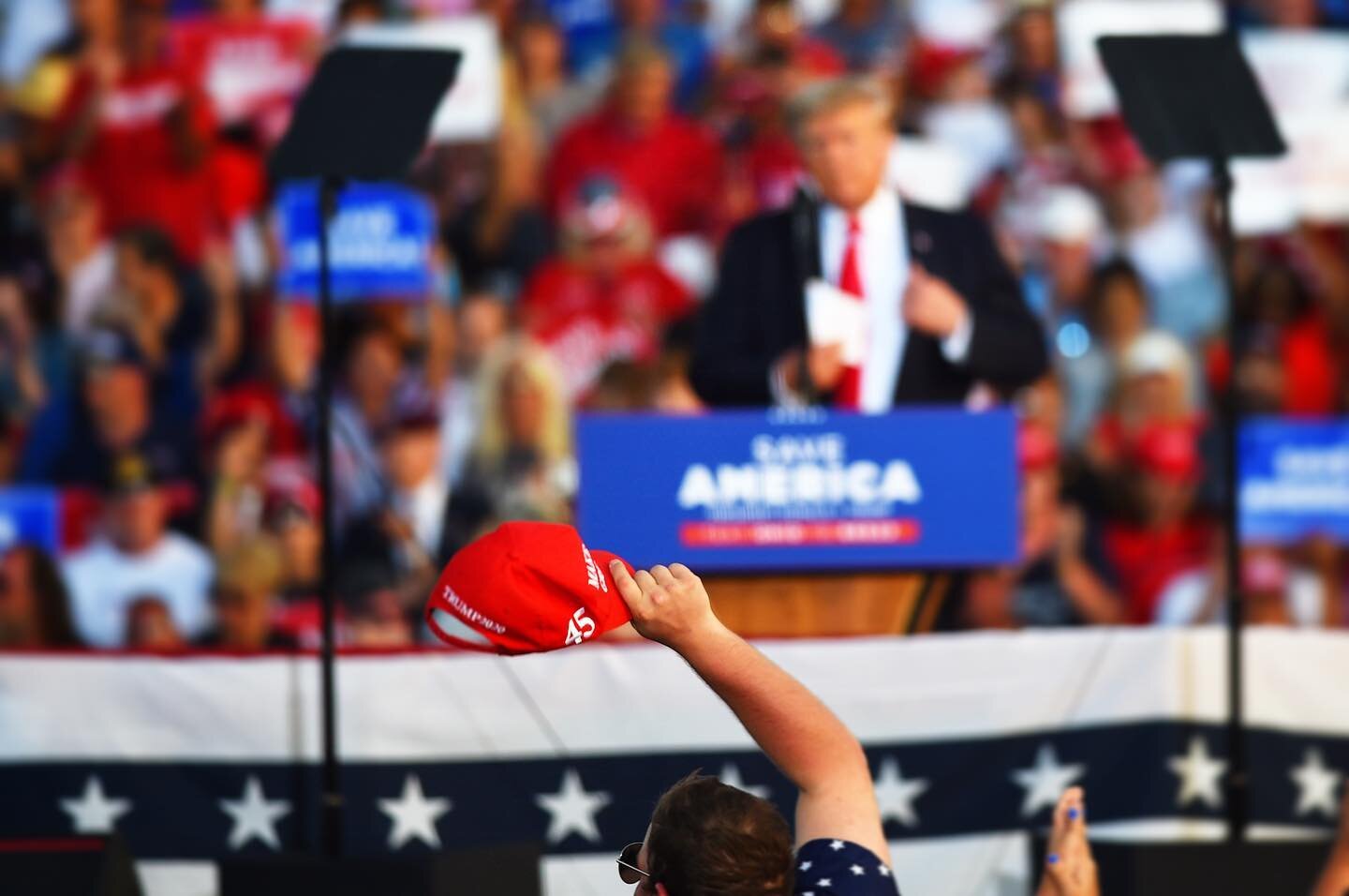 On assignment this past weekend for @chroniclet.
.
Donald Trump visited Lorain County this past Saturday, June 26. The &ldquo;Save America&rdquo; rally was hosted at the Lorain County fairgrounds with several thousand in attendance who came to see th