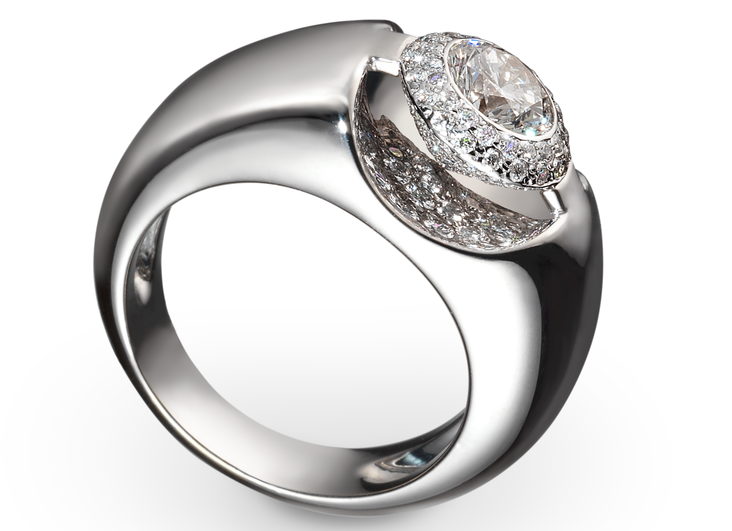 Bague Eolia or blanc Solal et diamant 0.60 carat.png