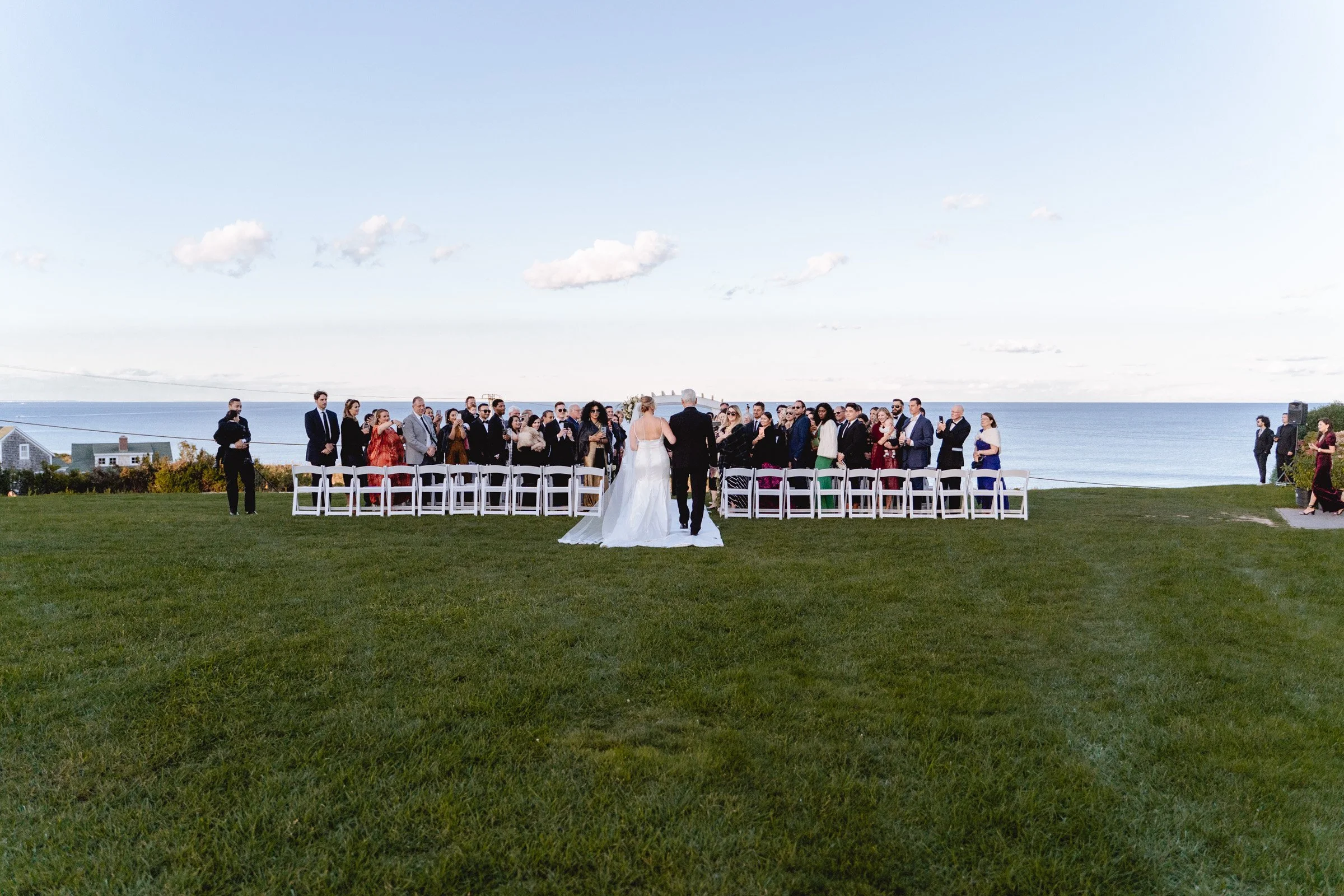 Spring House wedding ceremony front
