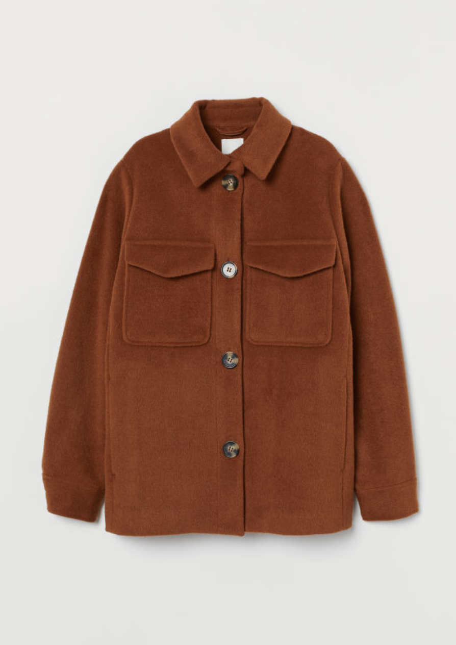H&amp;M Shirt Jacket $60