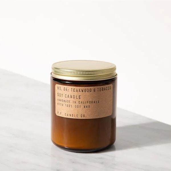 PF Candle Teakwood and Tobacco Candle $20