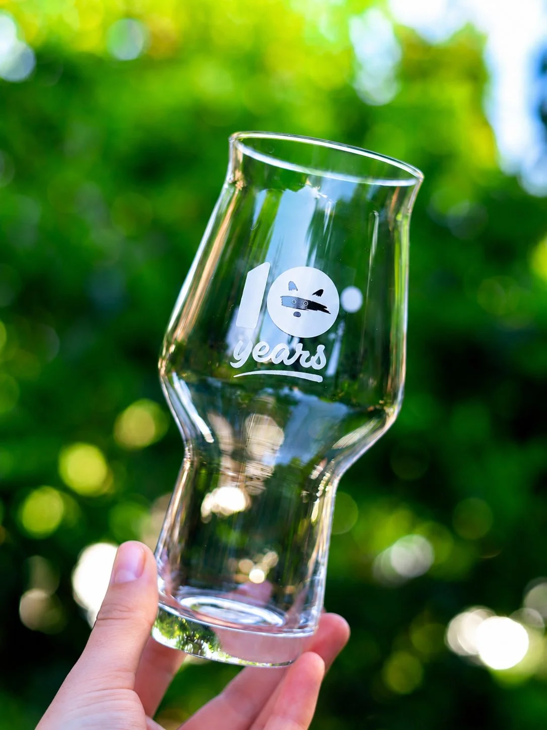 Bandit 10th Anniversary Glass