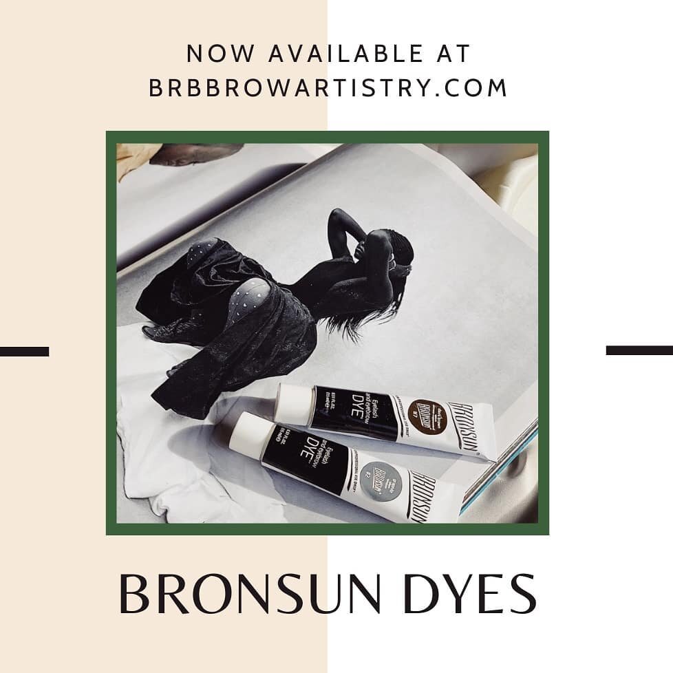 We absolutely love our new Bronsun dyes! They stay on skin for 7 days + stain every brow hair or lash with rich long lasting color! 
Order today Www.brbbrowartistry.com 

#browhenna
#browlamination #browhighlighter #browhighlight #browartist #BrowBab