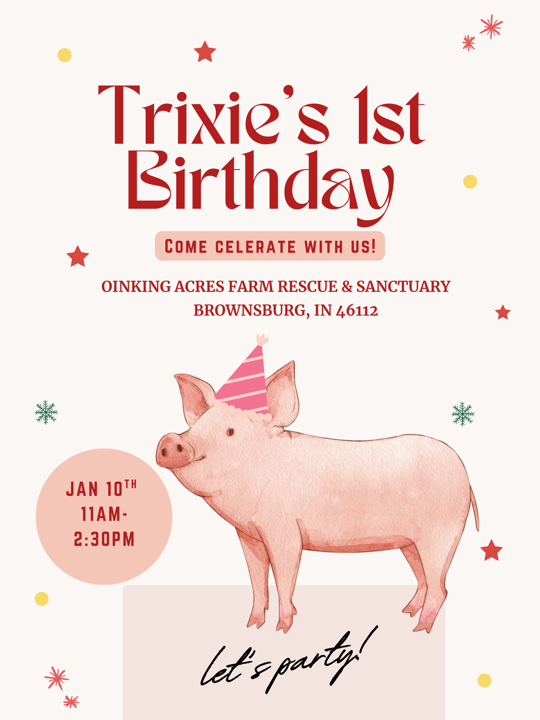 Trixie's 1st Birthday Party!