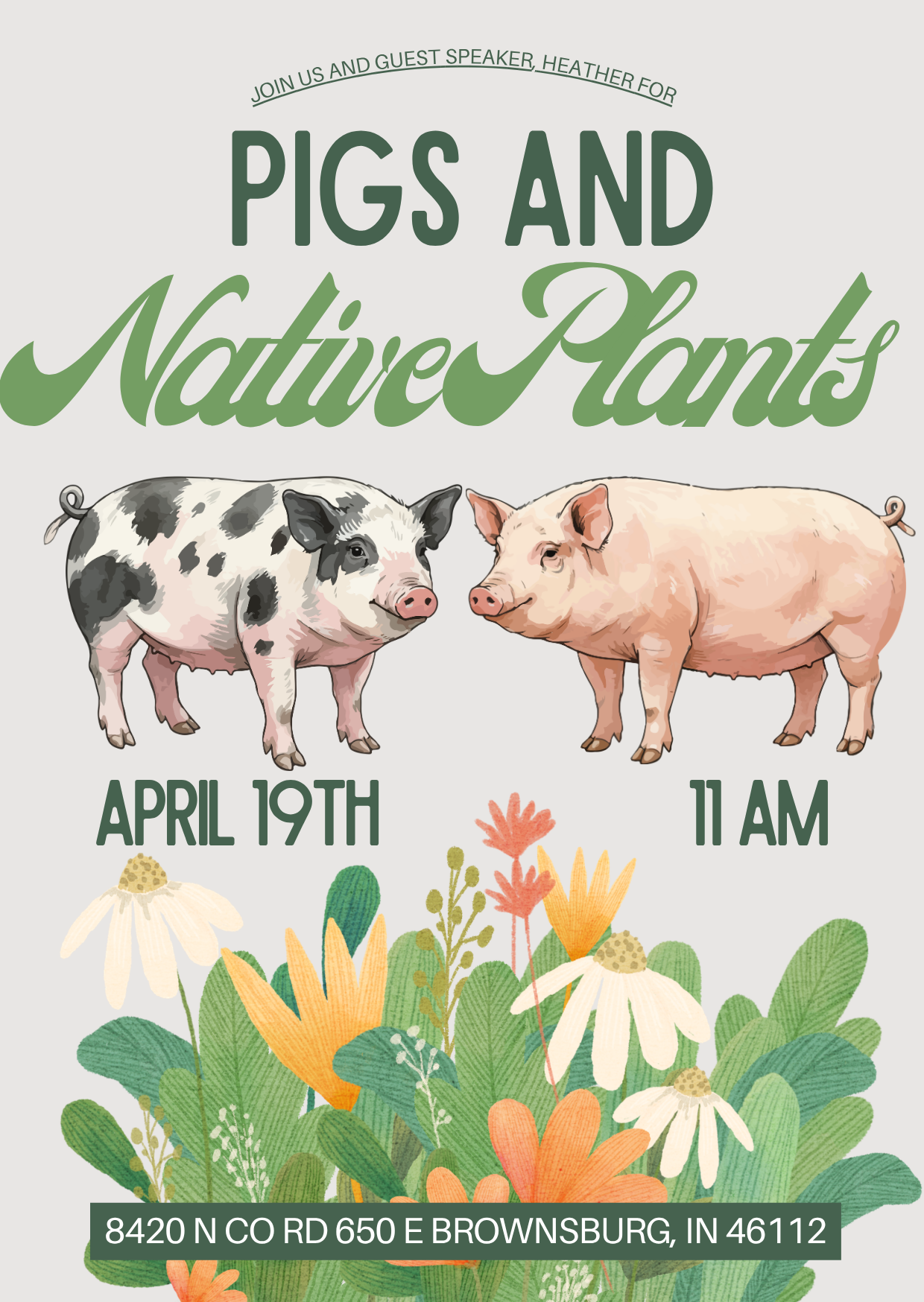 Pigs and Native Plants