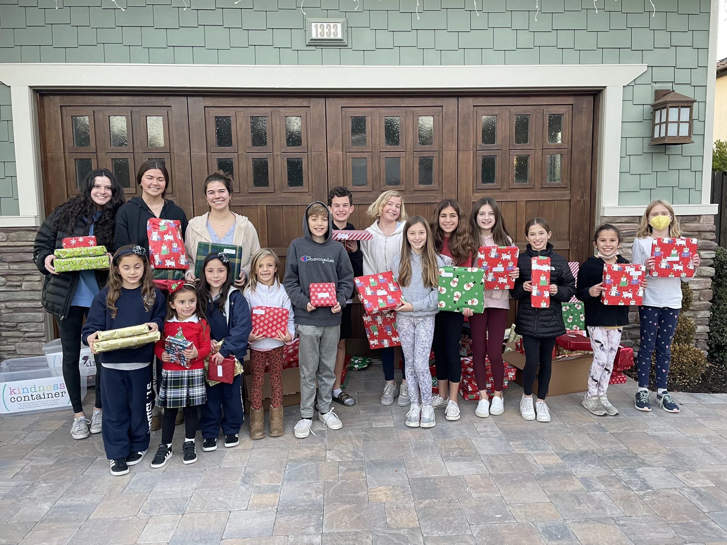 Family Volunteer Event Toy Wrapping 